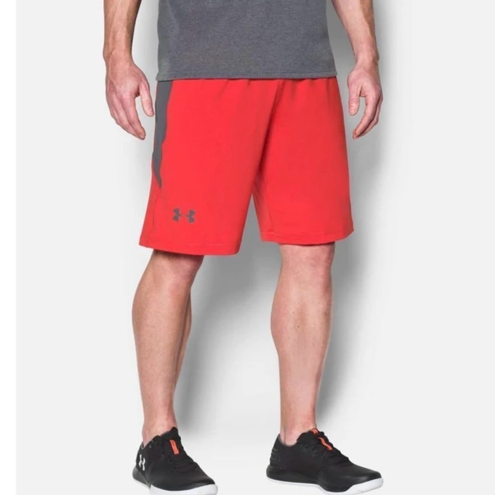 Under Armour Men's UA Raid 10" Shorts Pomegranate/Graphite/ Mens shorts MD